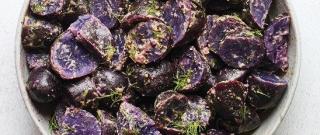 Olive Oil Purple Potato Salad Photo