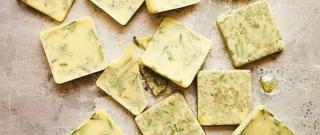 Frozen Olive Oil and Rosemary Cubes Photo