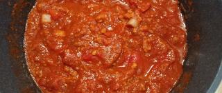 Homemade Spaghetti Sauce with Ground Beef Photo