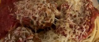 Italian Spaghetti Sauce with Meatballs Photo