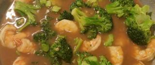 Shrimp with Broccoli in Garlic Sauce Photo