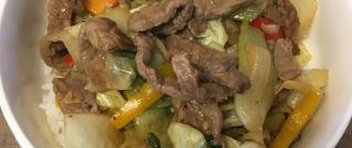 Black Pepper Beef and Cabbage Stir Fry Photo