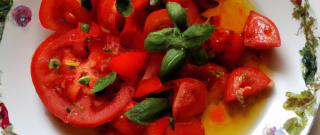 Fresh Tomato and Basil Salad Photo