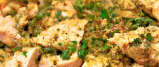 Adygei Cheese Stuffed Chicken Breast with Fragrant Herbs Photo