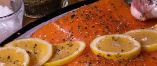 Grilled Salmon with Citrusy Dill Sauce Photo