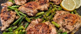 One-Pan Lemon Garlic Chicken and Asparagus Photo