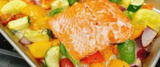 Sheet Pan Salmon and Veggies Photo