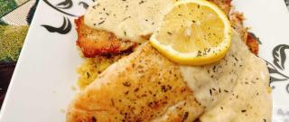 Tilapia with Lemon-Boursin Cream Sauce Photo