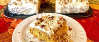 Sweet Potato Sheet Cake Photo