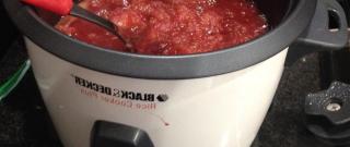 Rice Cooker Recipe: Raspberry Applesauce Photo