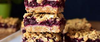 Fresh Blackberry Crumble Bars Photo