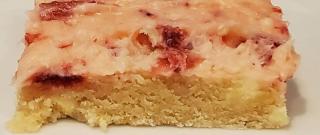 Strawberry White Chocolate Cookie Bars Photo