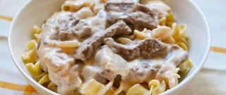 Beef Stroganoff with Steak Photo