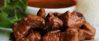 Asian Garlic Beef Cubes (Vietnamese Bo Luc Lac or Shaking Beef) Photo