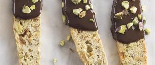 Chocolate-Dipped Pistachio Biscotti Photo