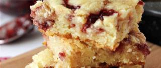 Raspberry-White Chocolate Blondies Photo