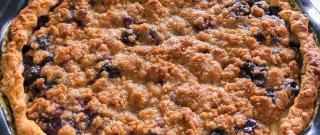 Blueberry Crumb Pie Photo