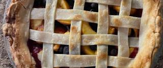 Cherry Berry Peach Pie Photo