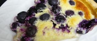 Lemon Blueberry Custard Pie Photo