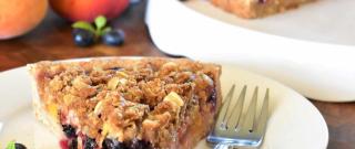 Peach-Blueberry Streusel Tart Photo