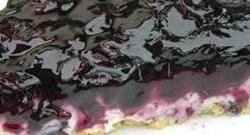 Meyer Lemon and Blueberry Cheese Tart Photo