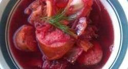 Borscht with Meat Photo