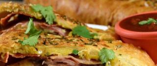 Meat and Veggie Stromboli Photo