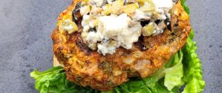 Mediterranean Ground Turkey Burgers with Olive and Feta Topping Photo