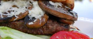 Grilled Mushroom Swiss Burgers Photo