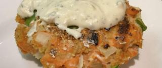 Salmon Burgers with Lemon Basil Mayo Photo