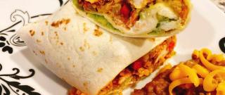 Chicken Fajita Burrito Photo