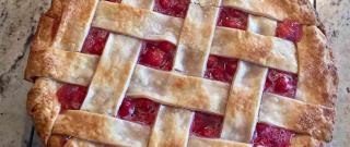 Baked Fresh Cherry Pie Photo