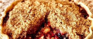 Cherry Crumble Pie with Frozen Cherries Photo