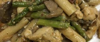 Marsala Cream Chicken with Asparagus Photo