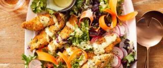 Crispy Chicken Salad with Yummy Honey Mustard Dressing Photo