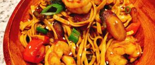 Teriyaki Shrimp Noodles Photo