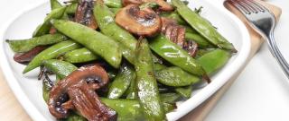 Air Fryer Teriyaki Snap Peas and Mushrooms Photo