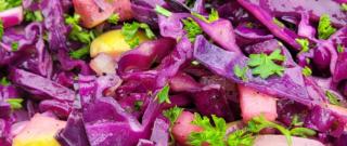 Warm Grilled Red Cabbage Slaw Photo