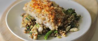 Baked Halibut with Crispy Panko Photo