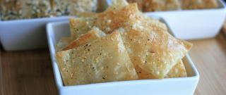 Truffle-Parmesan Phyllo Crackers Photo