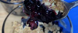 Air Fryer Blueberry Crisp Photo