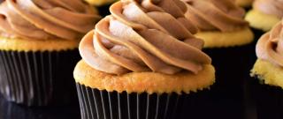 Vanilla Bean Cupcakes with Espresso Frosting Photo