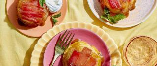 Rhubarb Upside-Down Cupcakes Photo