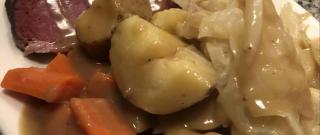 Corned Beef and Cabbage with Guinness®-Dijon Gravy Photo