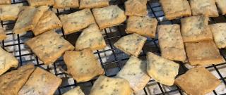 Sourdough Rosemary Crackers Photo