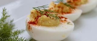 Bread and Butter Pickle Deviled Eggs Photo