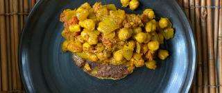 Indian Chole Aloo Tikki Photo