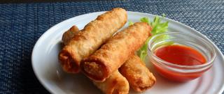 Mini Buffalo Chicken Egg Rolls Photo