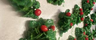 Christmas Cornflake Wreath Cookies Photo