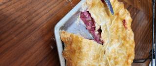 Fresh Rhubarb Pie Photo